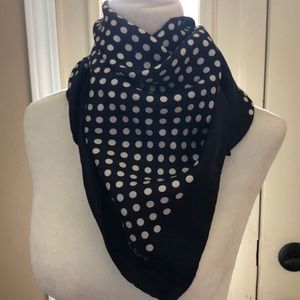 Black and white polka dot neckerchief